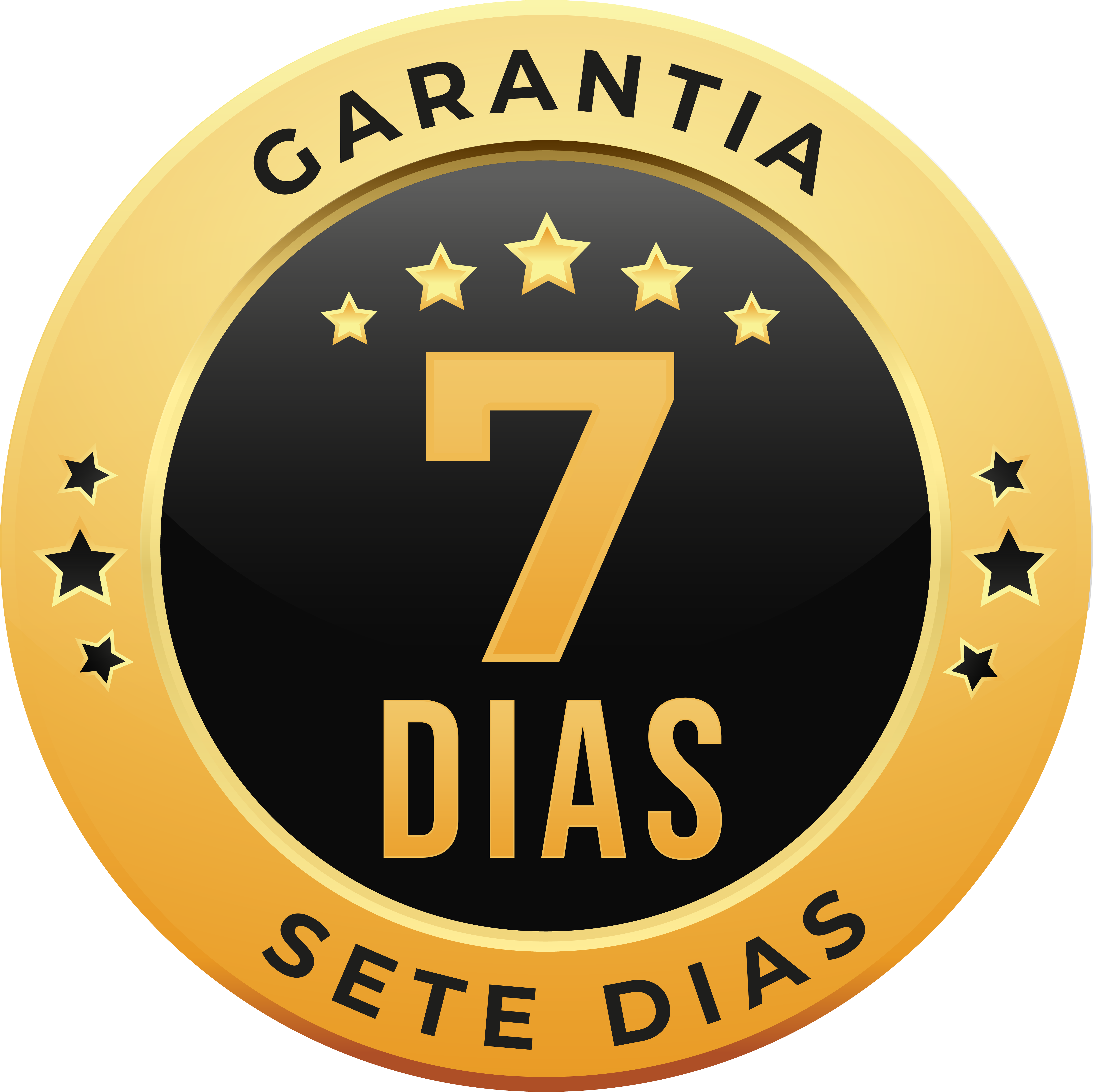 Selo de garantia de 7 dias